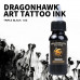 ТАТУ КРАСКА ЧЁРНАЯ DRAGONHAWK 30 МЛ
