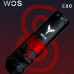Беспроводная тату машинка WOS E80 Pro Stroke 3.0-5.0mm Black (держатель 38мм)