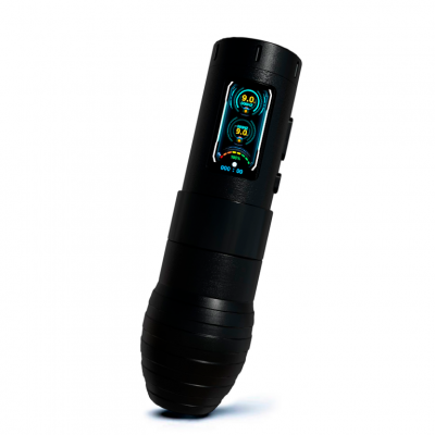 Беспроводная тату машинка WOS E50 Pro Stroke 3.0-5.0mm Black (держатель 40мм)