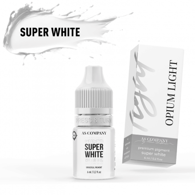 Универсальный пигмент SUPER WHITE (OPIUM LIGHT) AS-Company, 6мл