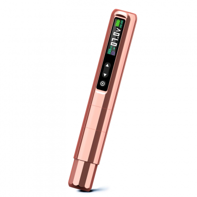 Беспроводная машинка для татуажа EZ LOLA LIGHT PMU Rose Gold