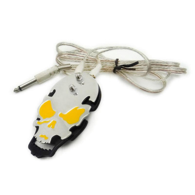 Педаль ножная Skull W-003 yellow